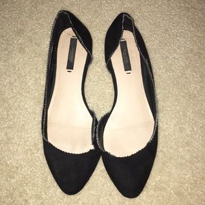 Black Zara ballet flats